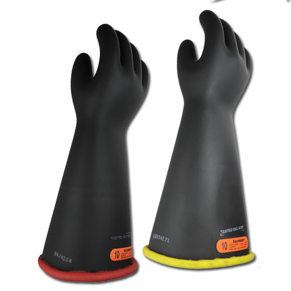 Electrical Insulating Gloves, Voltage Class 4, 36.000V, Salisbury.